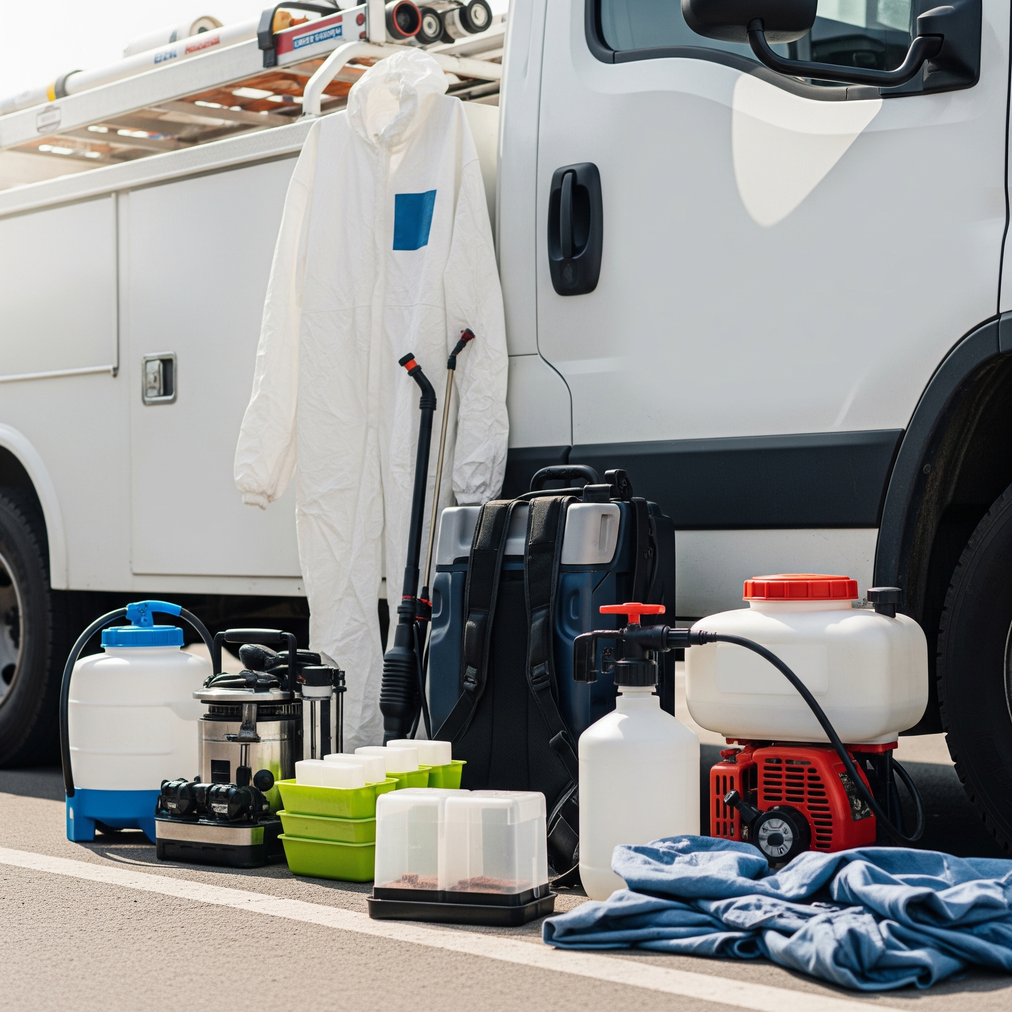 Professional pest control team in Houston